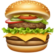 Burger  sticker