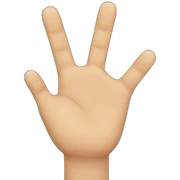 fingers sticker