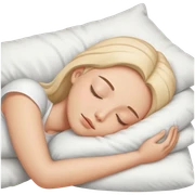 sleeping sticker