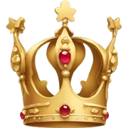 Royal crown sticker