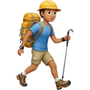 Hiking sticker