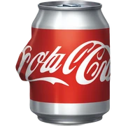Coke can sticker