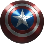 Captain america shield sticker