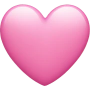 pink heart sticker