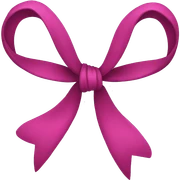 Bow sticker
