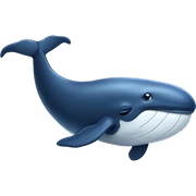 whale with muscles sticker