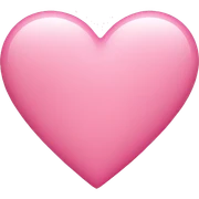 Pink heart sticker