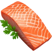 salmon steak sticker