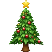 christmas tree sticker