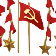 Soviet union flag sticker