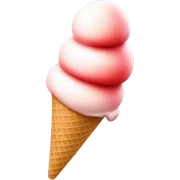 red ice cream sticker