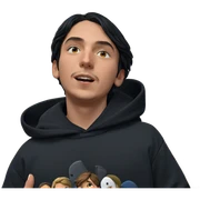 boy in black hoodie sticker