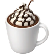 Hot chocolate sticker