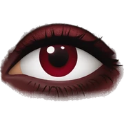 Wine red eyeshadows texture sticker