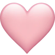 Light pink heart  sticker