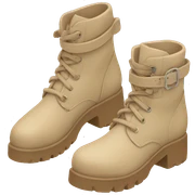 Feminine boots in beige for women  sticker