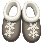 Winter slippers sticker