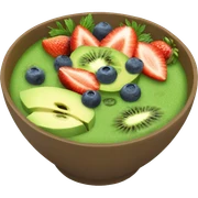 Green smoothie bowl sticker