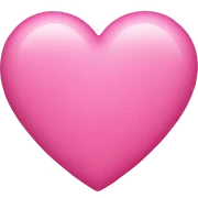 Pink heart sticker