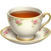 tea cup sticker