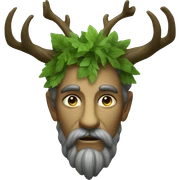 Cernunnos forest god sticker