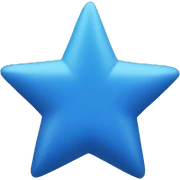 blue star sticker