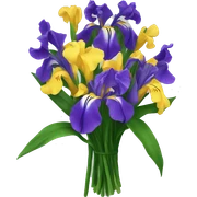 Bouquet of irises sticker