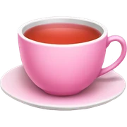 pink tea sticker