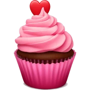 valentine’s day cupcake sticker