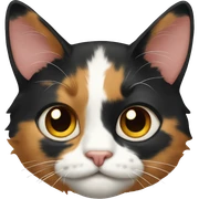calico cat sticker