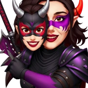 Demon-Horned Warrior sticker