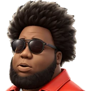 cool dude with sunglasses sticker