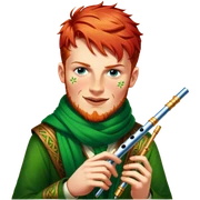 Celtic Piper sticker