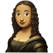 mona lisa sticker
