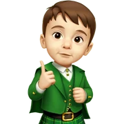 Wearing a Green Kilt sticker