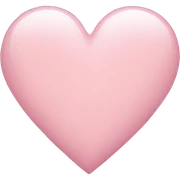 Light pink heart sticker