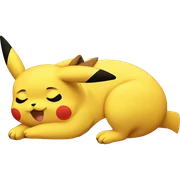 pikachu sleeping  sticker