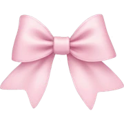 Light pink bows sticker