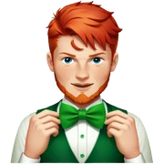 Stylish Leprechaun sticker