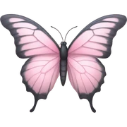 Pastel pink butterfly  sticker