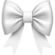White bow and my  sticker