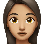 Thick brunette with beautiful eyes sticker