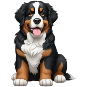 bernese mountain sticker