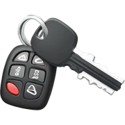 CAR KEY sticker