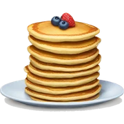 Pancake stack sticker