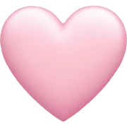 Sweet pastel pink heart  sticker