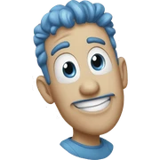 Blau sticker