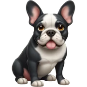 french bull dog  sticker