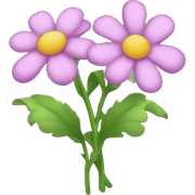 Flowers sticker