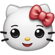 hello kitty heart sticker